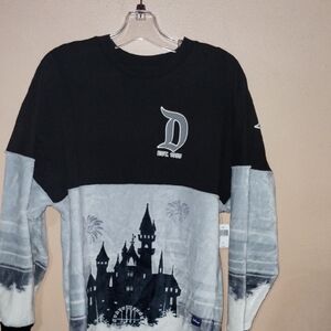 Disney Black and Gray Castle Sweatshirt